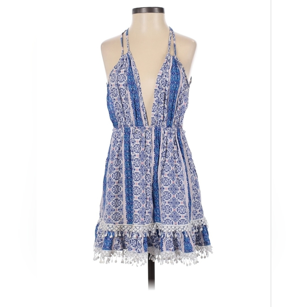 Blue & White Sundress, Size Small